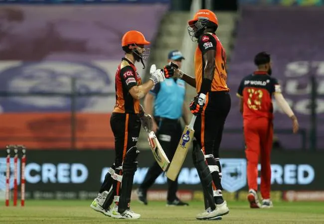 ipl match sunrisershyderabad vs royal challengers bangalore 